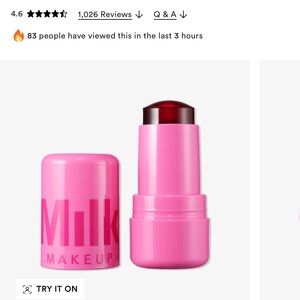 Milk Makeup Blush Stick - poppy pink